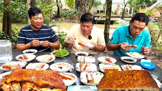 Thử Thách Người Cuối Cùng Ngừng Ăn Heo Quay Bánh Bò, Sẽ Thắng Tiền Trên Bàn | ATN