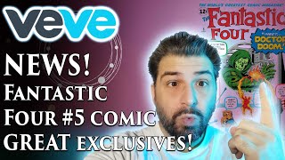 VEVE NEWS Marvel Fantastic Four # 5 comic drop! 1st appearance Dr. Doom and exclusive variants!