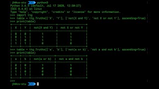 Truth Table Generator with Python