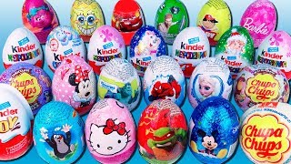 26 Surprise Eggs Masha \u0026 the Bear MLP 7 Kinder Surprise Cars 2 TMNT Frozen Mickey Mouse Egg