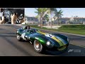 Jaguar D-Type 1956 - Forza Horizon 5 - Thrustmaster T300RS wheel gameplay