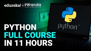 Python Full Course | Python for Beginners (2025) | Best Python Course with Examples | Edureka