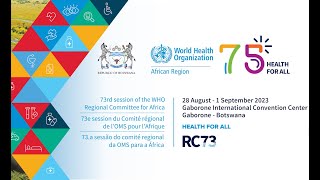 WHO RC73 - Botswana Promo 2023