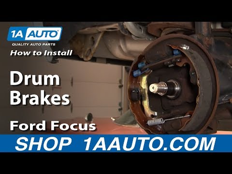 How To Install Replace Rear Drum Brakes Ford Focus 00-11 1AAuto.com How To Install Replace Rear Drum Brakes Ford Focus 00-11 1AAuto.com