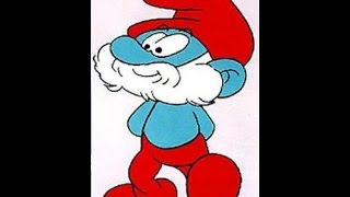 How to draw Papa Smurf - Easy step-by-step drawing lessons for kids