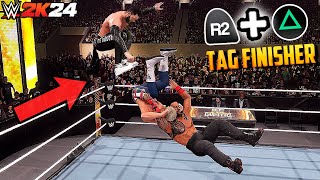 50 Unused \u0026 Underrated Tag Team Finishers in WWE 2K24 ! (WWE 2K25 Countdown)