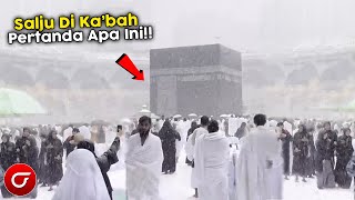 SUBHANALLAH!! Jamaah Umroh Gempar Melihat Salju Turun Di Kabah. Pertanda Apa Ini?