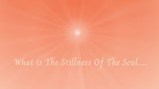 What Is The Stillness Of The Soul..?- BK Rini USA