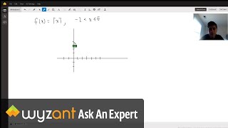 Graphing the ceiling/least integer function from -2 to 6