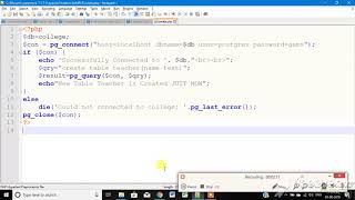 How to Access PostgreSQL By PHP Script Using WAPP