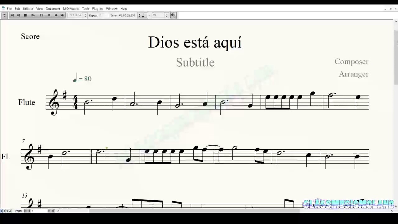 Dios Esta Aqui Version Facil Letra Notas Acordes 45 Off