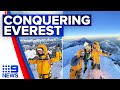 Teen becomes the youngest in history to climb Mt Everest | 9 News Australia