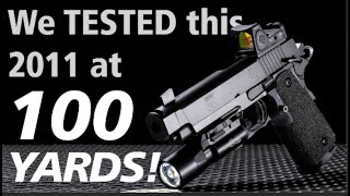 We tested this double-stack Tactical pistol at 100 YARDS!