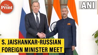 External Affairs Minister Dr. S. Jaishankar & Russian Foreign Minister Sergey Lavrov meet in Delhi