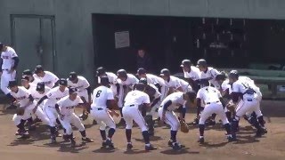 日大高校 シートノック 平成28年度 神奈川県高等学校野球春季大会【準決勝】藤沢翔陵戦