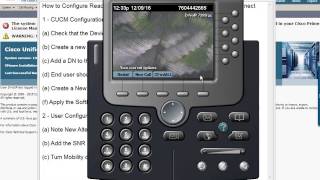 CISCO Video Cheat Sheet - Configuring Single Number Reach