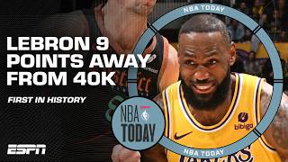 LeBron James embodies SUSTAINED EXCELLENCE & is about to START the 40K club! | NBA Today