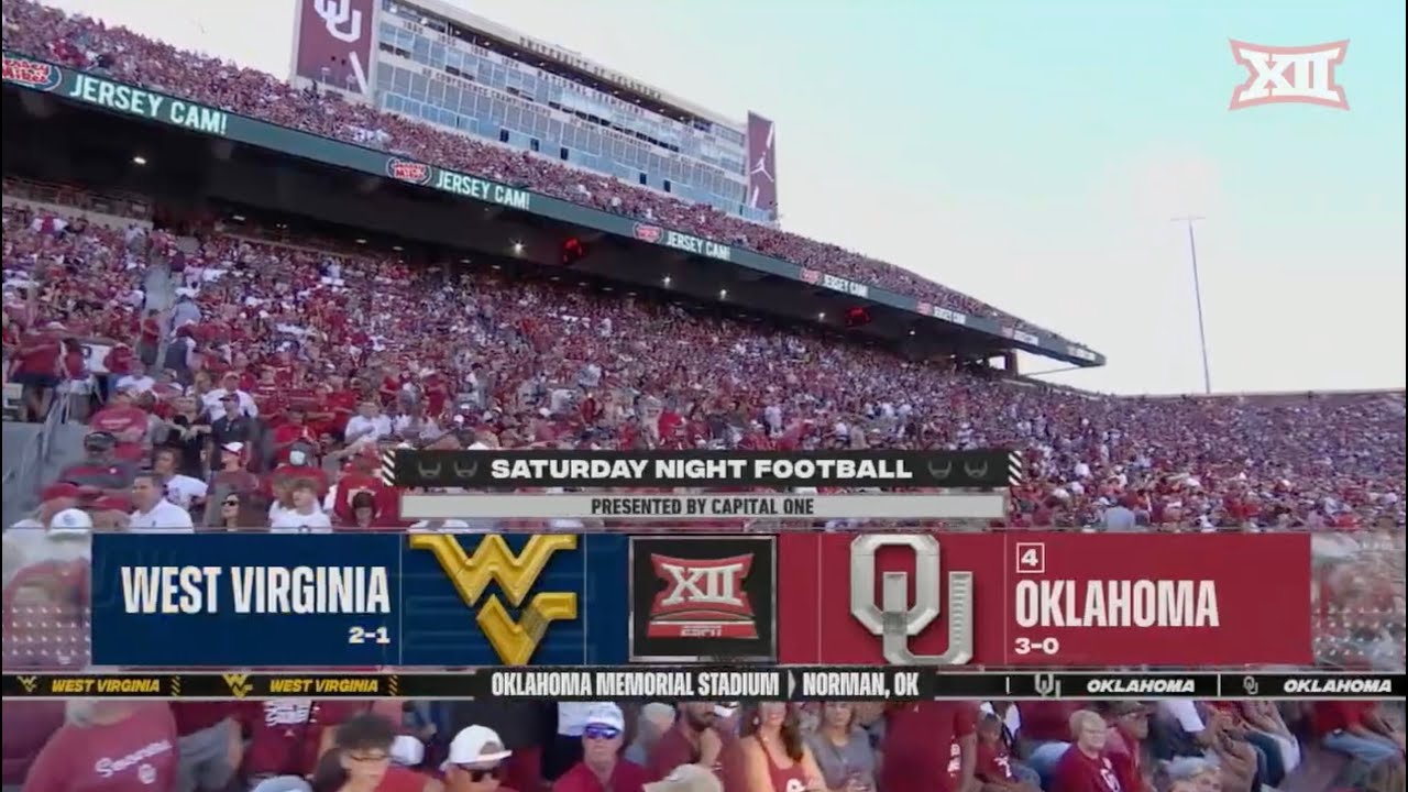 West Virginia Vs No. 4 Oklahoma Football Highlights - YouTube