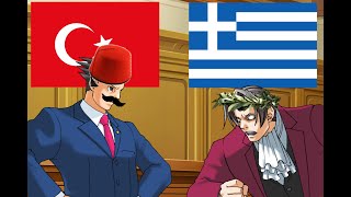 Average Greek vs. Turk debate but it's Ace attorney