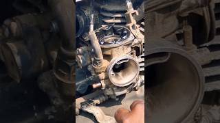 Old is Gold CBZ carburettor diaphragm slider opened #shortfeed #shortvideos #carburettor #cbz