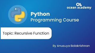 Python Recursive Function in Tamil #ocean #tamil #python