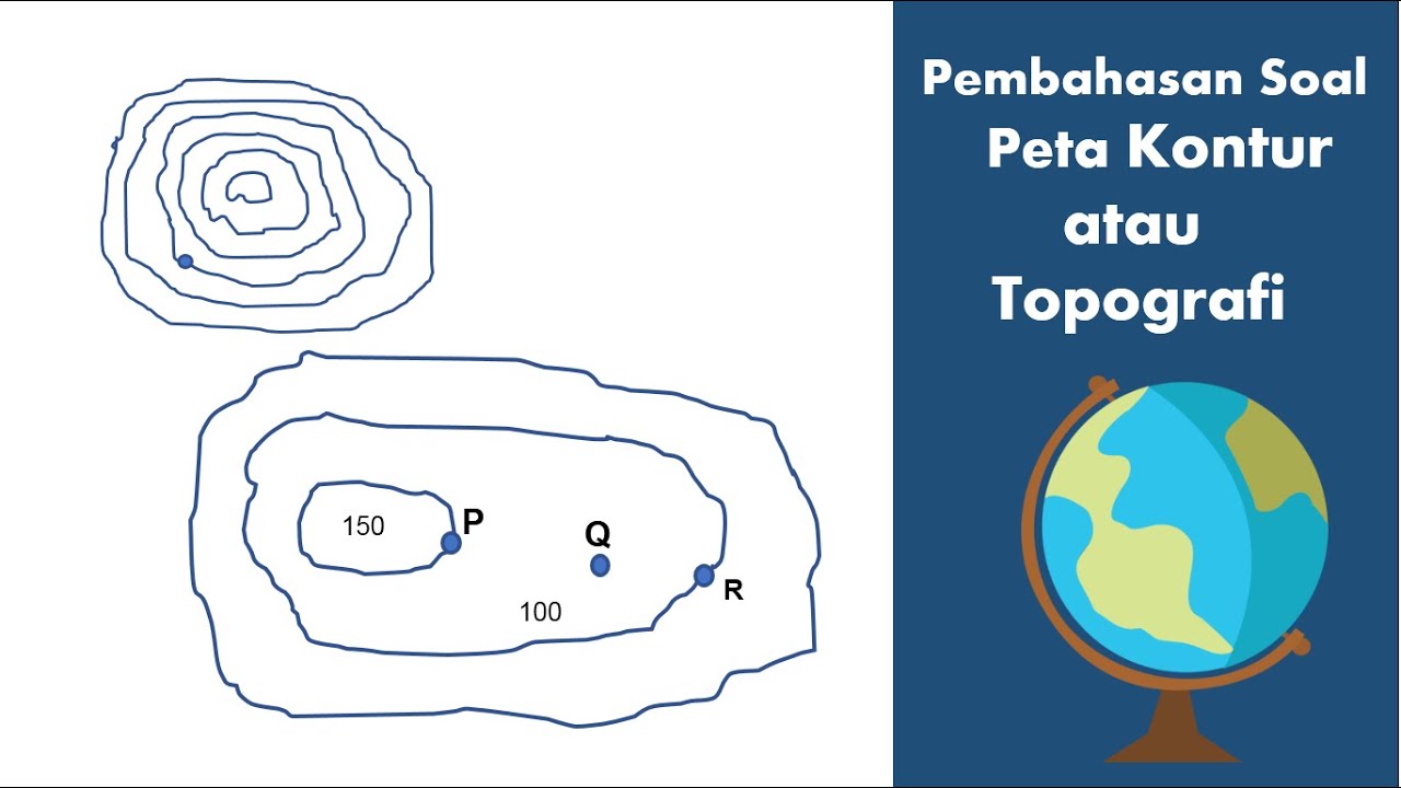 Peta Kontur Atau Topografi (Pembahasan Soal) - YouTube