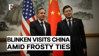 US Secretary Of State Antony Blinken Meets Chinese Foreign Minister Qin Gang In Beijing