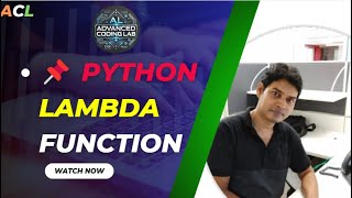 Lambda Functions in Python | One-Line Functions Explained! 🚀@AdvancedCodingLab