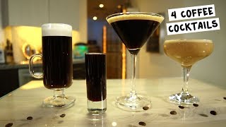 Four Coffee Cocktails