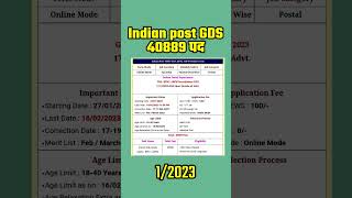 post office recruitment 2023 || #shorts #viral #reels #latest