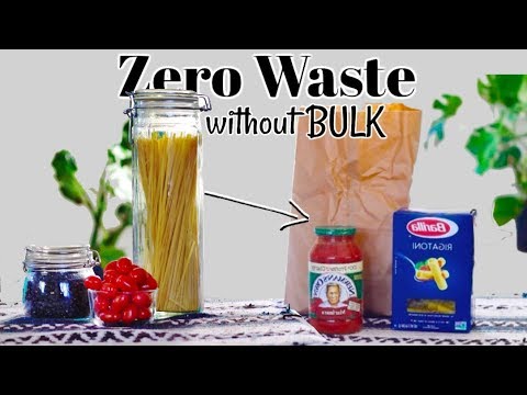 REDUCE YOUR WASTE WITHOUT BULK | (zero Waste// Low Impact Grocery ...