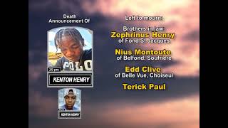 Kenton Henry ~ Long Obituary