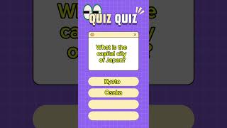 Quiz on Capital City #Japan #geography #capital