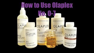 How to use the Olaplex No. 0-7 - A quick explanation from a stylist.