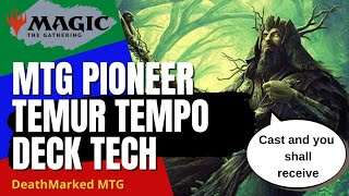 MTG Pioneer Temur Tempo Deck Tech from MTGO Preliminary