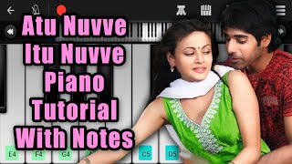 Atu Nuvve Itu Nuvve Piano Tutorial With Notes in Perfect Piano