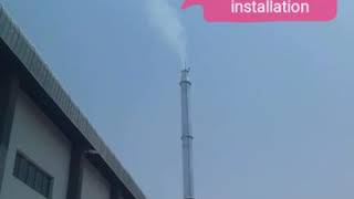 Air Pel Technic smoke collector Installation