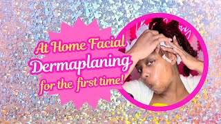 Shaving My Face!?🪒| At Home Facial Routine