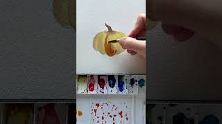 Using complementary colors for shadows #arttutorial #watercolor #watercolorpainting #art #art