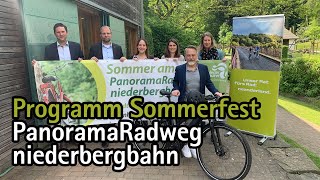 Programm Sommerfest PanoramaRadweg niederbergbahn