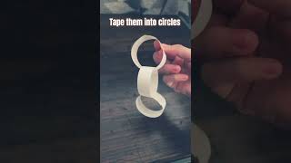 Making a paper chain #dragonpuppeteer #paperdragon #dragonpuppets #dragons #puppet #minichain