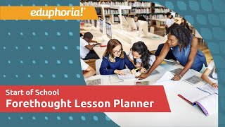Back to Basics - Forethought: Lesson Planner for Teachers