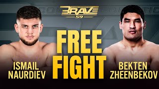 Ismail Naurdiev Vs Bekten Zheenbekov | Full Fight | BRAVE CF 59