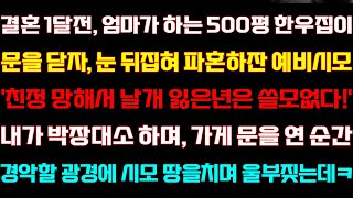 [반전 신청사연] 결혼전 엄마가 하는 한우집을 정리하자 결혼 반대하던 예비시모 내가 웃으며 가게 시작한 순간 오열하는데/실화사연/사연낭독/라디오드라마/신청사연 라디오/사이다썰