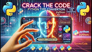 Crack the Code: Python Type Conversion Made Easy! 🔥🔥#Python. #TypeConversion #Coding ,#LearnToCode