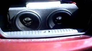 2 JBL GTI 15's flexin hard 3000 watts TESTED 140DB!!!