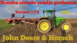 Jesenja obrada gruberom 2022. / John Deere 7810 \u0026 Horsch Terrano / Autumn field cultivation