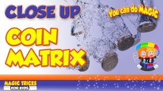 Coin Matrix, weird magic trick and secret reveal