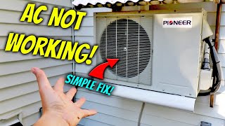 Ductless Mini Split Not Working DIY Fix