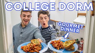 Cooking A Gourmet Dinner Date In A College Dorm | Eitan Bernath